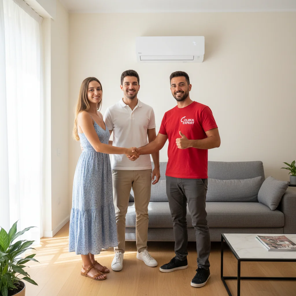 Cliente soddisfatto dopo installazione condizionatore Milano